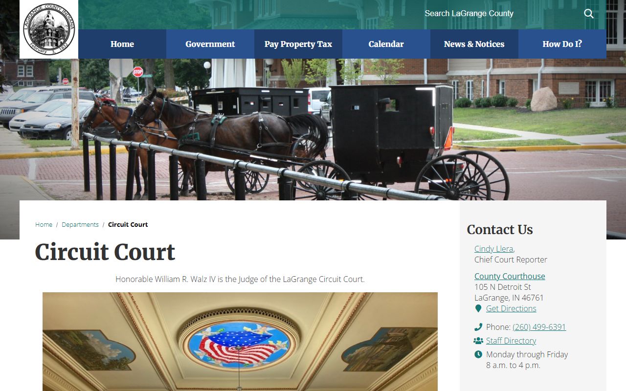 LaGrange County Clerk records and Circuit Court source