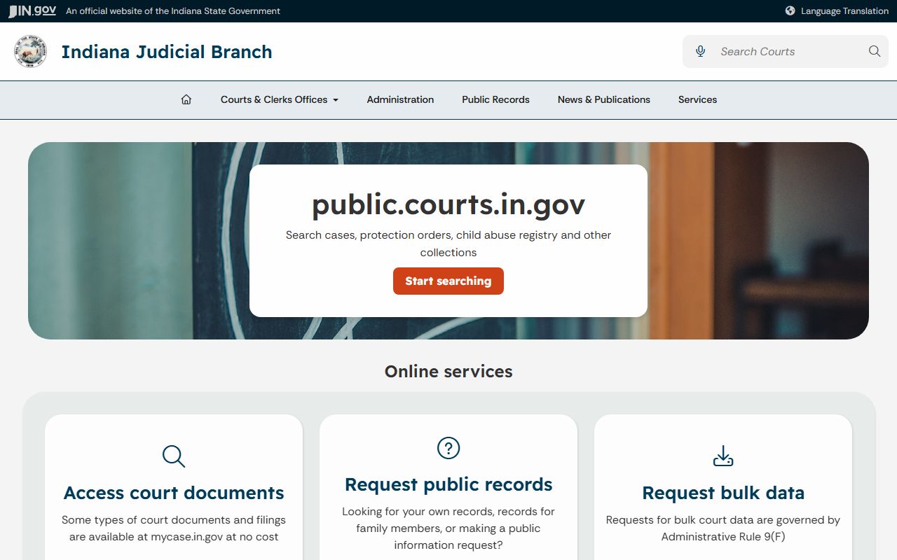 LaGrange County traffic court records online payment access